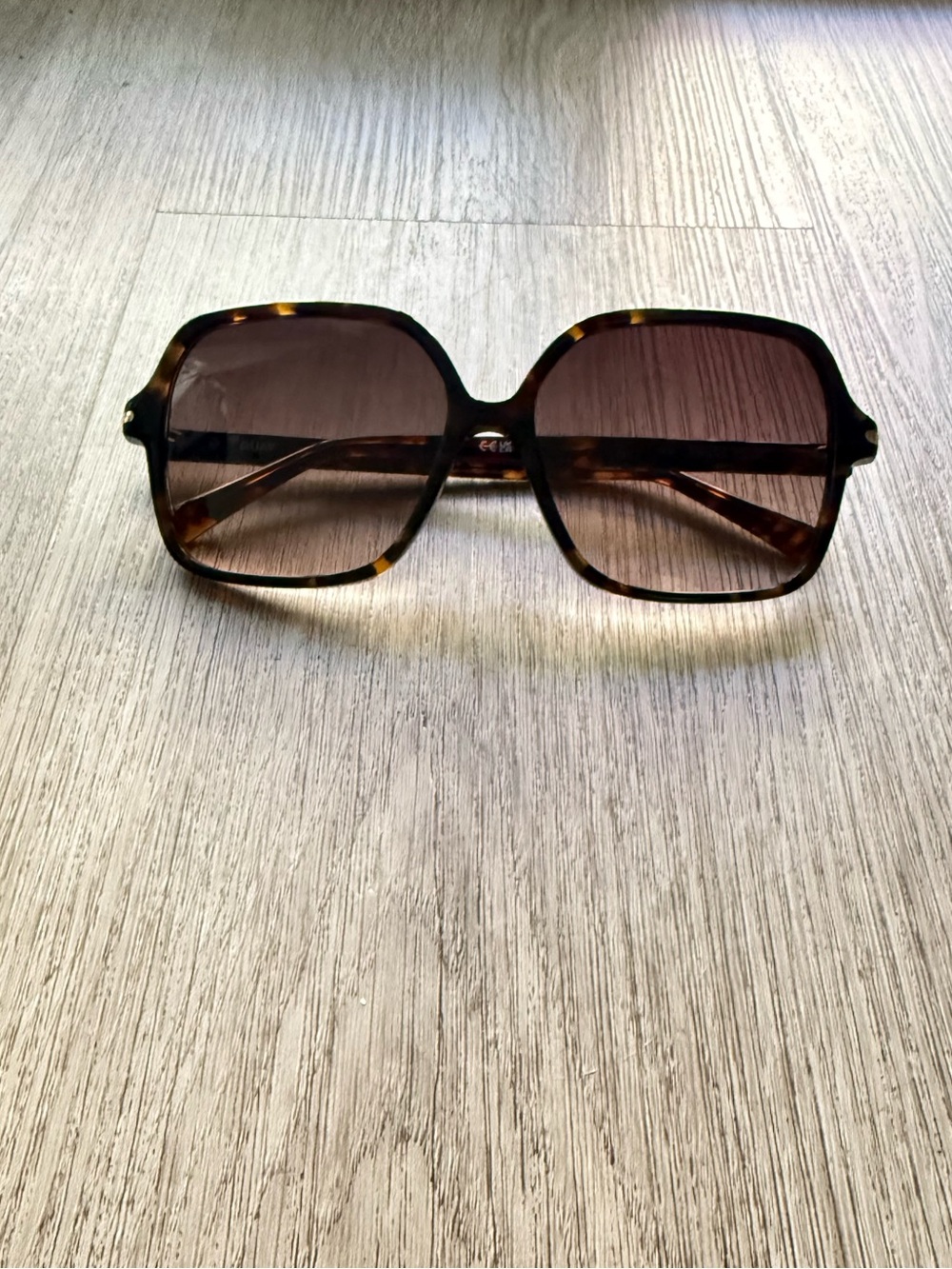 quay australia press tour tortoise oversized square retro sunglasses eyewear NEW
